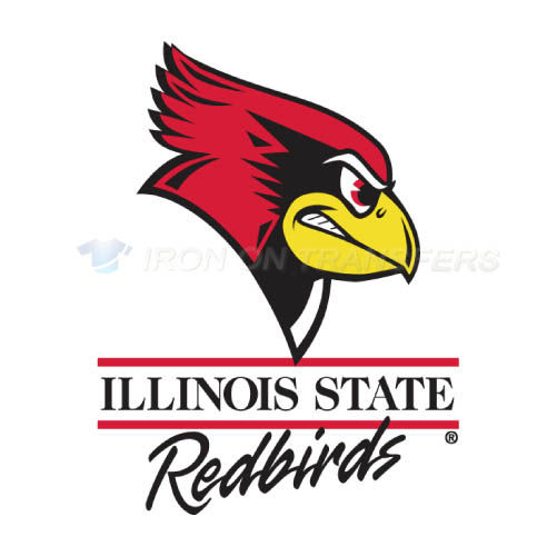 Illinois State Redbirds Logo T-shirts Iron On Transfers N4612 - Click Image to Close